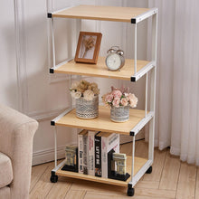 Load image into Gallery viewer, Versatile Mobile Printing Desk in Natural Wood Finish Living and Home