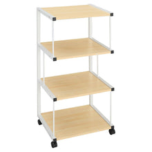 Load image into Gallery viewer, Versatile Mobile Printing Desk in Natural Wood Finish Living and Home