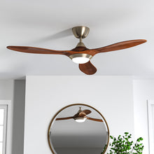 Load image into Gallery viewer, 52inch Reversible Ceiling Fan W/Light Remote Control 3/5 Blades 5 Speed Timer Ceiling Lights Living and Home