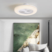 Load image into Gallery viewer, Dia 55cm 3-Wind Ceiling Fan with LED Light and Remote Control Ceiling Fans Living and Home White