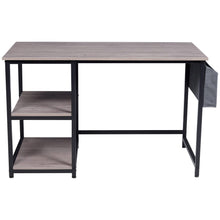 Load image into Gallery viewer, Premium Wooden Office Desk with Storage Shelf and Fabric Pouch Living and Home