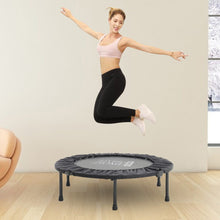 Load image into Gallery viewer, 38 Inch Black Foldable Round Exercise Trampoline Trampolines Living and Home