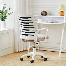 Load image into Gallery viewer, Khaki Fabric Swivel Chair Computer Ergonomic Office Chair Home Office Chairs Living and Home
