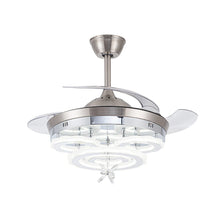Load image into Gallery viewer, 3 Light Changing Acrylic Ceiling Fan for Bedroom Living Room Ceiling Fans Living and Home