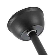 Load image into Gallery viewer, Metal Industrial Ceiling Fan with Lights Black for Living Room