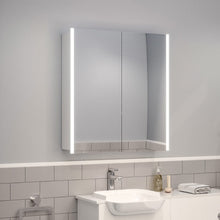 Load image into Gallery viewer, Bathroom Bouble Doors LED Mirror Cabinet with Smart Switch Bathroom Mirror Cabinets Living and Home