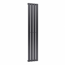 Load image into Gallery viewer, Steel Smoke Grey Vertical Tall Radiator with Single Panel, DM0380 Space Heaters Living and Home