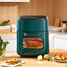 Load image into Gallery viewer, 11L Large Kitchen Air Fryer with Visible Front Window Air Fryers Living and Home Green