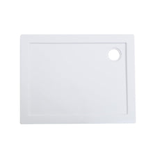 Load image into Gallery viewer, Livingandhome 900x700mm Rectangular Shower Tray White, DM0405DM0423 Living and Home