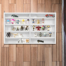 Load image into Gallery viewer, Elegant Display Rack with Melamine Finish and White Frame Living and Home
