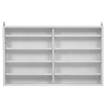 Load image into Gallery viewer, Elegant Display Rack with Melamine Finish and White Frame Living and Home