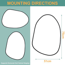 Load image into Gallery viewer, Irregular Wall Mirror Decorative Metal Framed Mirror Wall Mirrors Living and Home