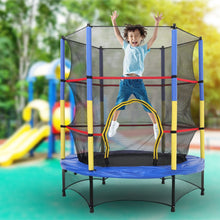 Load image into Gallery viewer, 4.5FT Kids Mini Trampoline with Safety Enclosure Trampolines Living and Home