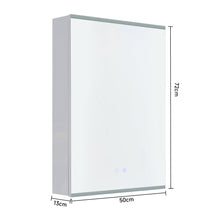 Load image into Gallery viewer, Modern Frameless 1 Door LED Mirror Cabitnet Bathroom Mirror Cabinets Living and Home