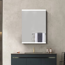 Load image into Gallery viewer, Modern Frameless 1 Door LED Mirror Cabitnet Bathroom Mirror Cabinets Living and Home