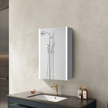 Load image into Gallery viewer, Mordern Frameless 1 Door LED Mirror Cabitnet Bathroom Mirror Cabinets Living and Home