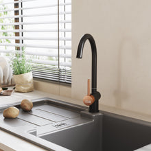 Load image into Gallery viewer, Black High Quality Single Handle Kitchen Bar Faucet Kitchen Taps Living and Home
