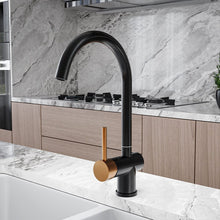 Load image into Gallery viewer, Black High Quality Single Handle Kitchen Bar Faucet Kitchen Taps Living and Home