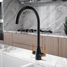 Load image into Gallery viewer, Stylish and Durable Twin Lever Monobloc Tap with Swivel Spout Kitchen Taps Living and Home