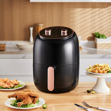 Load image into Gallery viewer, 5.5L/8L Knob Air Fryer Black/Red/Green Air Fryers Living and Home