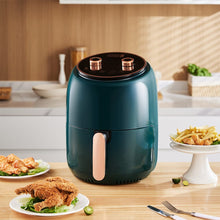 Load image into Gallery viewer, 5.5L/8L Knob Air Fryer Black/Red/Green Air Fryers Living and Home