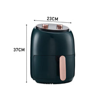 Load image into Gallery viewer, 5.5L/8L Knob Air Fryer Black/Red/Green Air Fryers Living and Home
