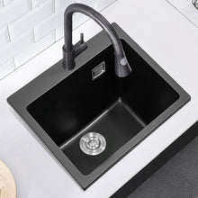 Load image into Gallery viewer, Quartz Undermount Kitchen Sink Single Bowl Living and Home
