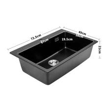 Load image into Gallery viewer, Quartz Undermount Kitchen Sink Single Bowl Kitchen Sinks Living and Home