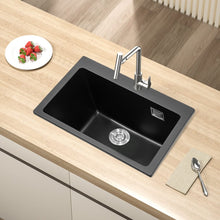 Load image into Gallery viewer, Quartz Undermount Kitchen Sink Single Bowl Kitchen Sinks Living and Home