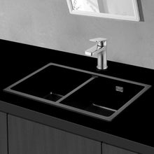 Load image into Gallery viewer, Quartz Double Bowl Undermount Kitchen Sink Living and Home