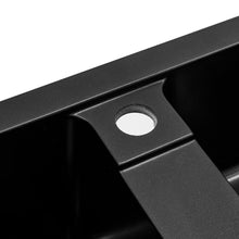 Load image into Gallery viewer, Quartz Undermount Double Bowl Kitchen Sink with Drainboard Living and Home
