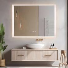 Load image into Gallery viewer, Frameless Anti-Fog Dimmable LED Wall Mirror