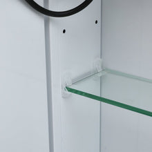 Load image into Gallery viewer, Surface Mount Frameless Single Door LED Mirror Cabinet Bathroom Mirror Cabinets Living and Home