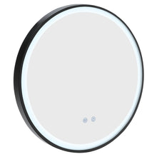 Load image into Gallery viewer, Round Metal Framed LED Wall Mirror