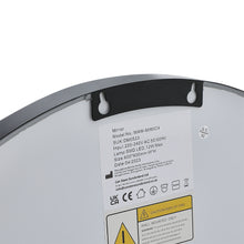 Load image into Gallery viewer, Round Metal Framed LED Wall Mirror