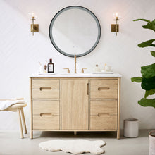 Load image into Gallery viewer, Round Metal Framed LED Wall Mirror