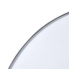 Load image into Gallery viewer, Round Metal LED Mirror with Hanging Strap Bathroom Mirrors Living and Home