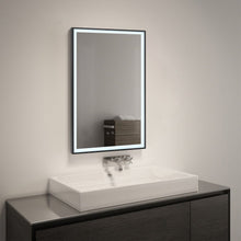 Load image into Gallery viewer, Rectangular 50x70cm Anti-fog Bathroom Vanity Mirror with Touch Lighting Bathroom Mirrors Living and Home
