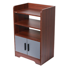 Load image into Gallery viewer, 80cm H Contemporary Wooden Sideboard Cabinet with Open Storage Cabinets Living and Home
