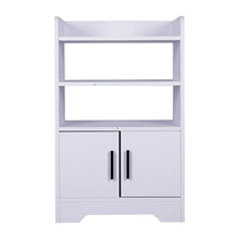 Load image into Gallery viewer, 80cm H Contemporary Wooden Sideboard Cabinet with Open Storage Cabinets Living and Home