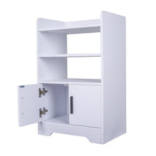 Load image into Gallery viewer, 80cm H Contemporary Wooden Sideboard Cabinet with Open Storage Cabinets Living and Home