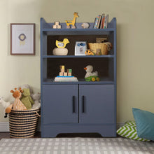 Load image into Gallery viewer, 80cm H Contemporary Wooden Sideboard Cabinet with Open Storage Cabinets Living and Home