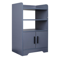 Load image into Gallery viewer, 80cm H Contemporary Wooden Sideboard Cabinet with Open Storage Cabinets Living and Home