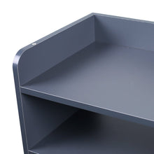 Load image into Gallery viewer, 80cm H Contemporary Wooden Sideboard Cabinet with Open Storage Cabinets Living and Home