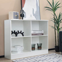 Load image into Gallery viewer, 3ft W Simple Classic Sideboard Cabinet with Open Shelves Cabinets Living and Home White