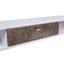 Load image into Gallery viewer, Sleek Floating Cabinet with White and Gray Design Living and Home
