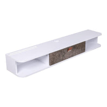 Load image into Gallery viewer, Sleek Floating Cabinet with White and Gray Design Living and Home