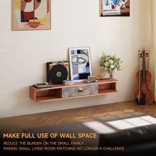 Load image into Gallery viewer, Sleek Floating Cabinet with White and Gray Design Living and Home