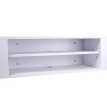 Load image into Gallery viewer, 2 Layers Wall Mounted Floating TV Stand Modern TV Cabinet