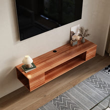 Load image into Gallery viewer, Stylish Brown Floating Cabinet with Single Shelf Living and Home